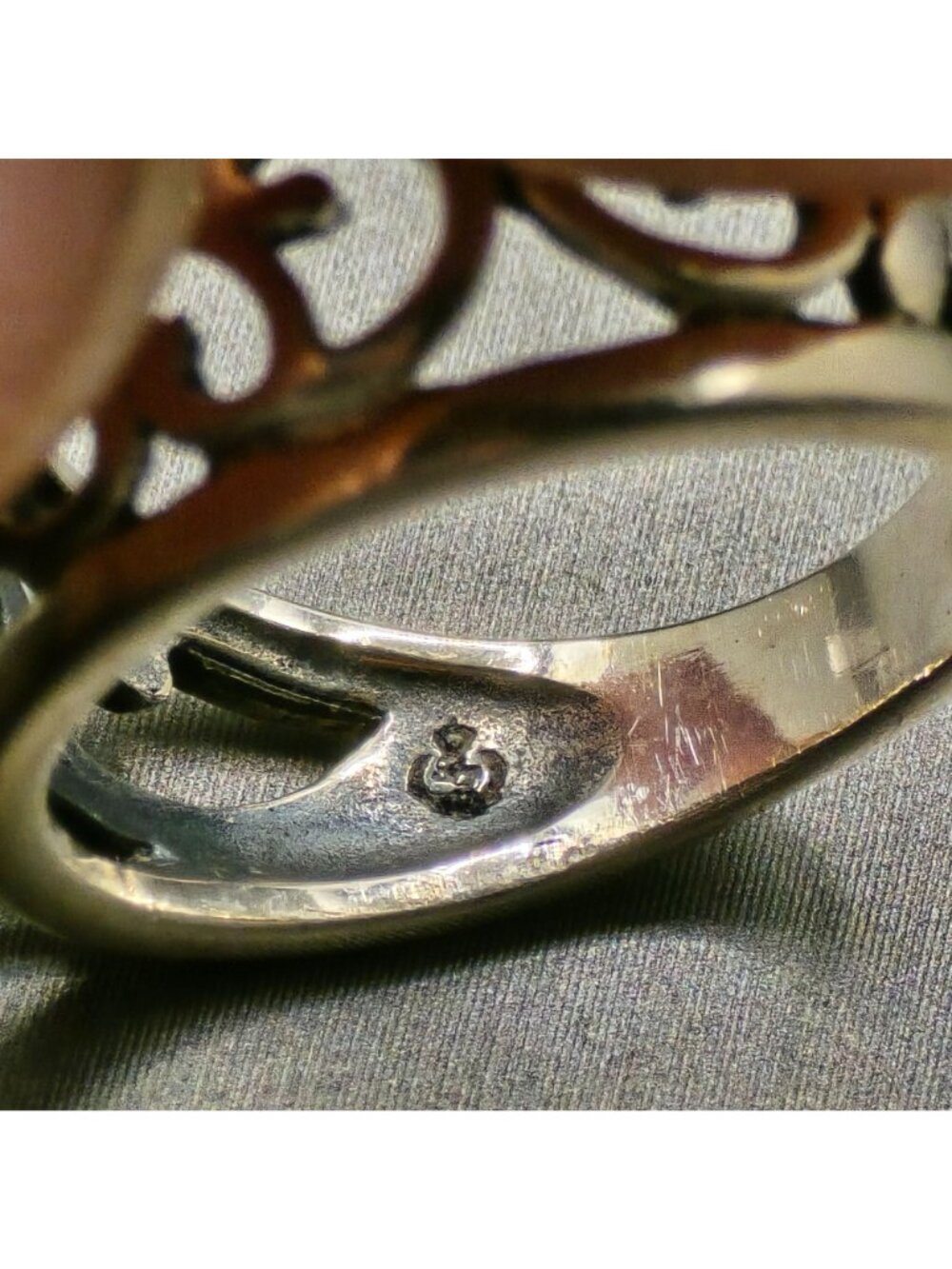 Sterling Silver Filigree Dome Ring Size 5 Premier Designs Open Scroll 925 Band - Picture 8 of 11